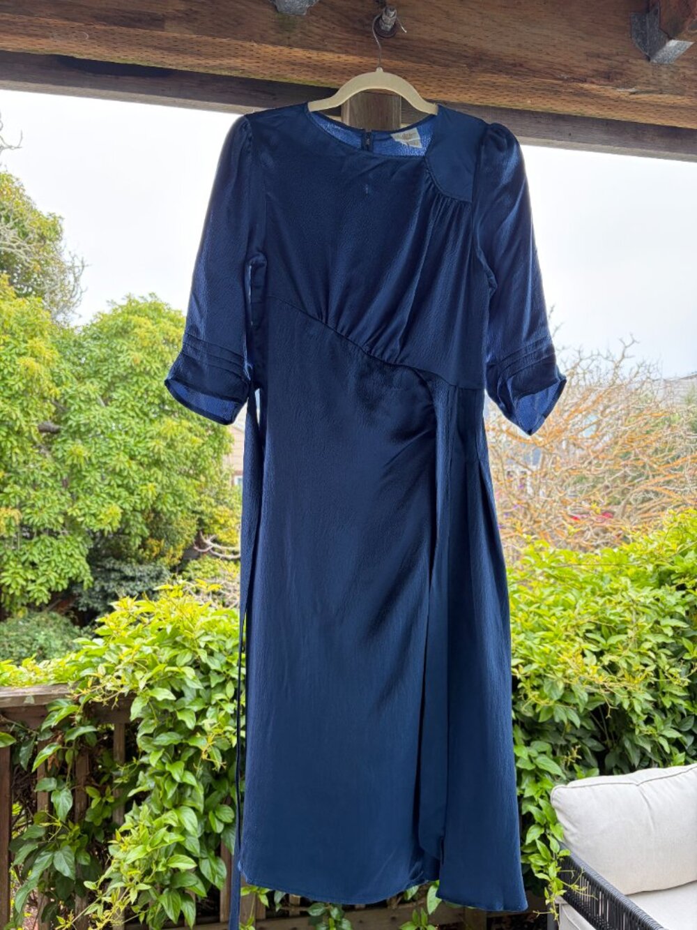 Stunning Blue Silk Dress